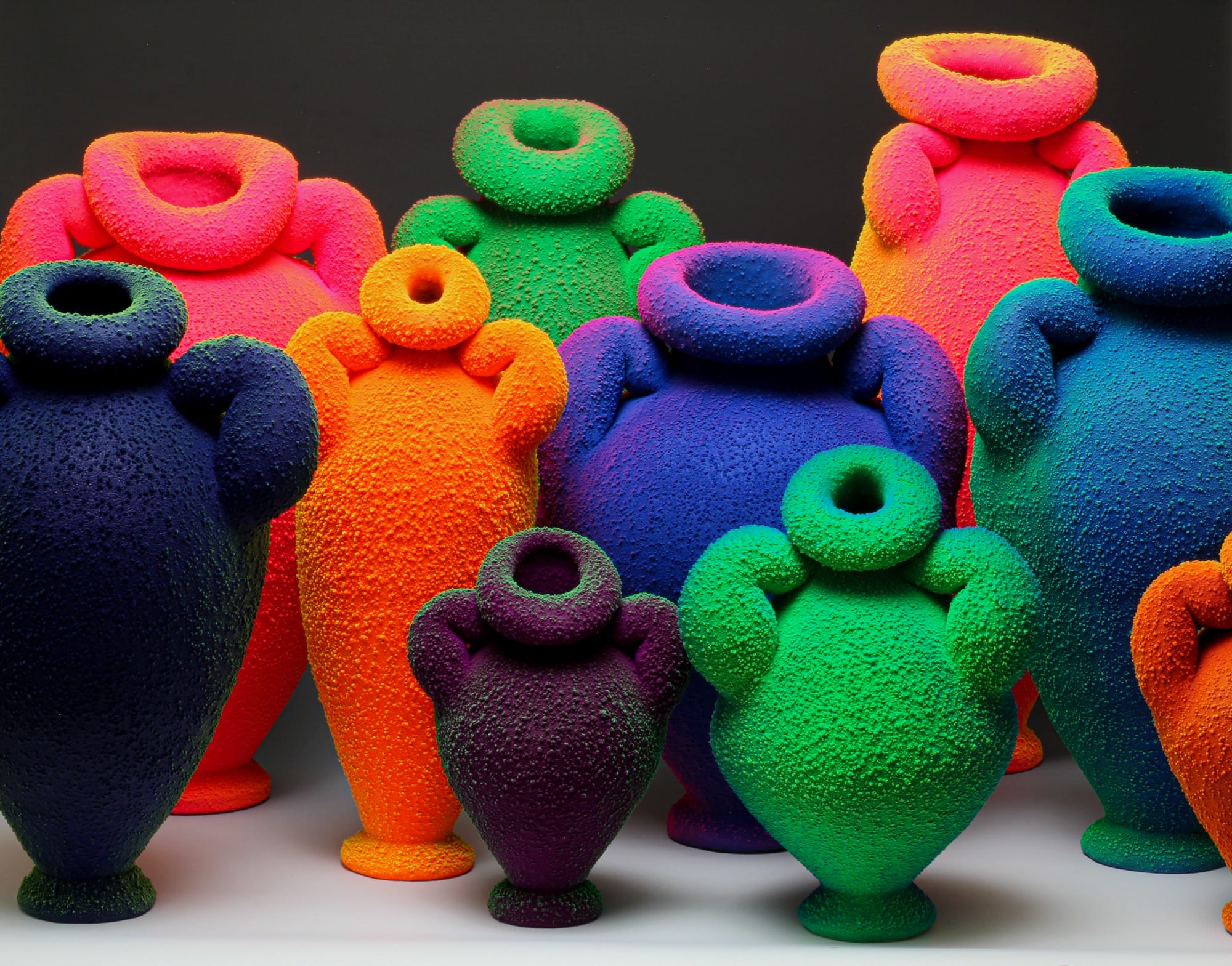 Maxwell Mustardo's Fluorescing Ceramics Merge Ancient Craft with
